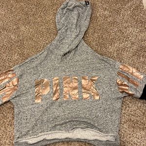 Pink Victoria’s Secret XS 60%, cotton, 40% polyester black grey and rosé gold